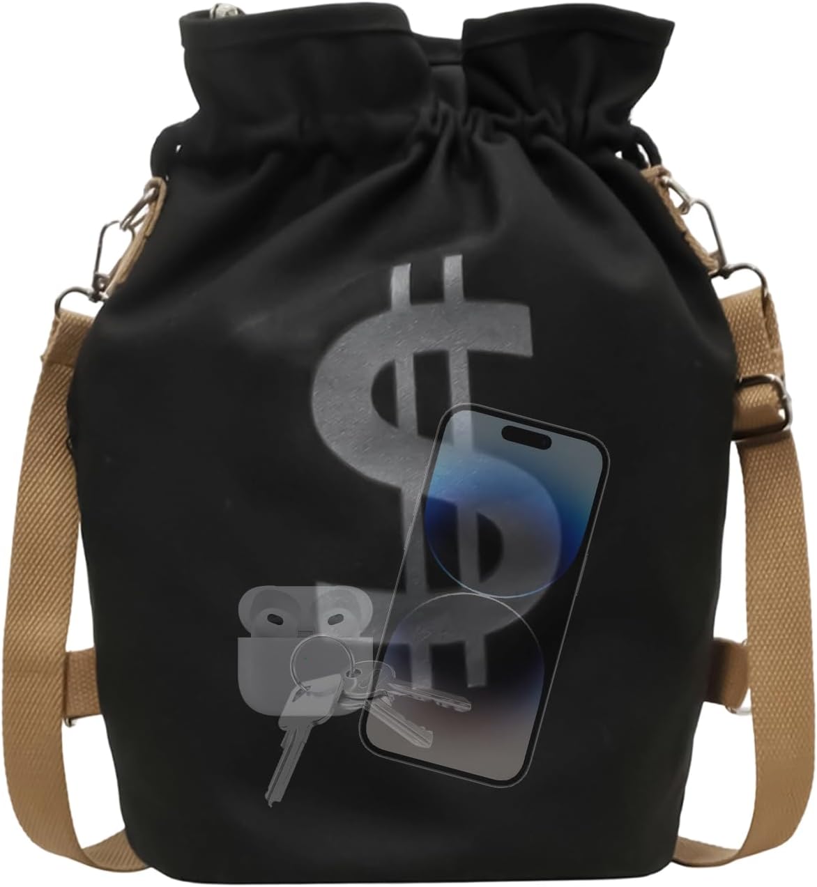 Gym Backpack for Men | Ergonomic Storage Pouch,Bucket Backpack,for Men Women Boys Girls Youth Teens Son Daughter Family Friends Swim Beach School Workout
