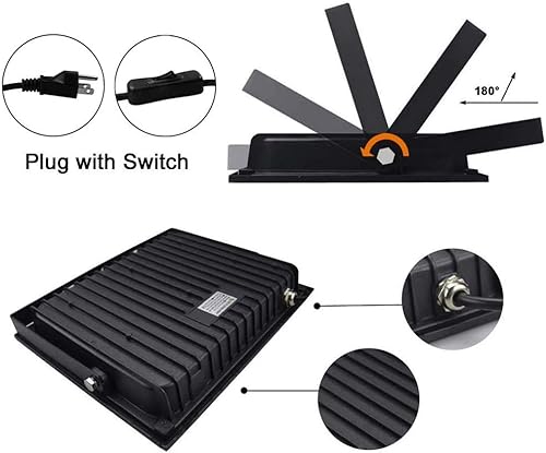 Miniatura 4 de Paquete de 2 luces LED de 150 W para exteriores, 12000 lm, luz de trabajo súper brillante, luces de trabajo LED impermeables IP66, luz diurna blanca