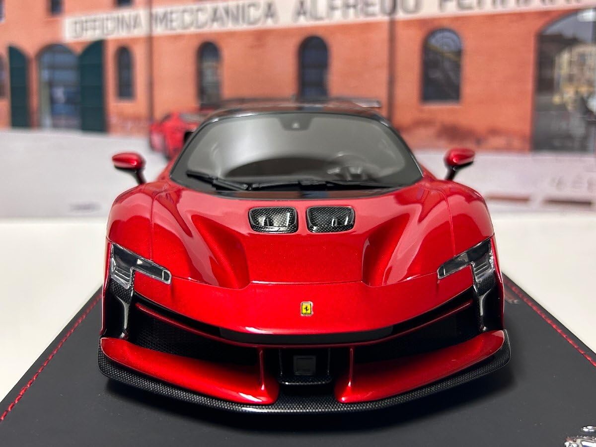Amazon | BBR 1/18 Ferrari SF90 XX Stradale Rosso portofino