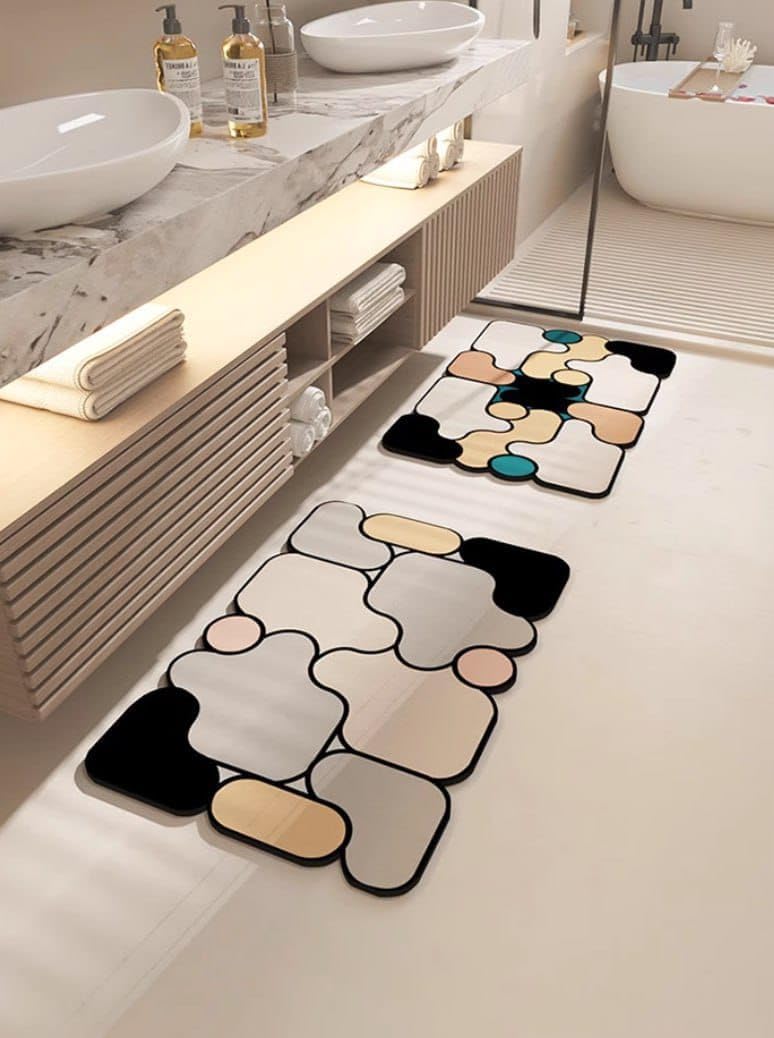 GRAVIN (60X40 CM) Dish Drying mat for Kitchen Water Absorbent mat Drying mat for Kitchen Utensils Large Dry mat for Kitchen Utensils Drying mat Water Absorbent mats Multi (Pack Of1 Heavy Quality) — Amazon image 4