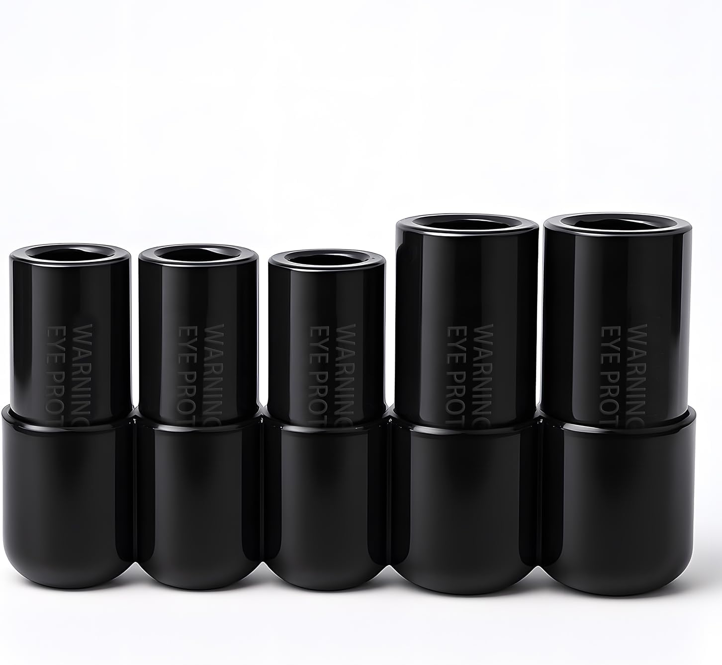 71670 Large Tap Socket Set, 5-Piece Tap Socket Adapter Kit, Fits 5/8", 11/16", 3/4", 7/8" & 1" Taps, 1/2" Drive, Compatible with M.C.T.I. Standard Taps