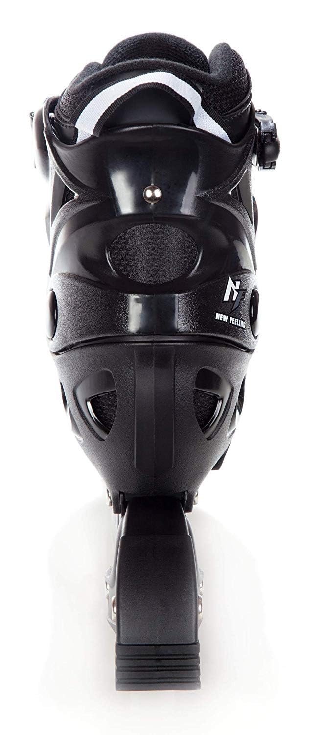 Raven - Roller en Ligne du 37 au 40 Adulte Enfant Mixte Taille Ajustable Noir/Menthe Raven