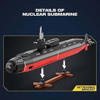 Amazon | XMBRICDIYY 原子力潜水艦ビルディングセット、UCC