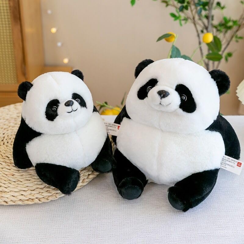 Miniatura 3 de ARELUX Lindo cojín de peluche de panda juguetes de peluche de panda suave, muñecos de peluche gordos para abrazar a la hora de dormir, peluche