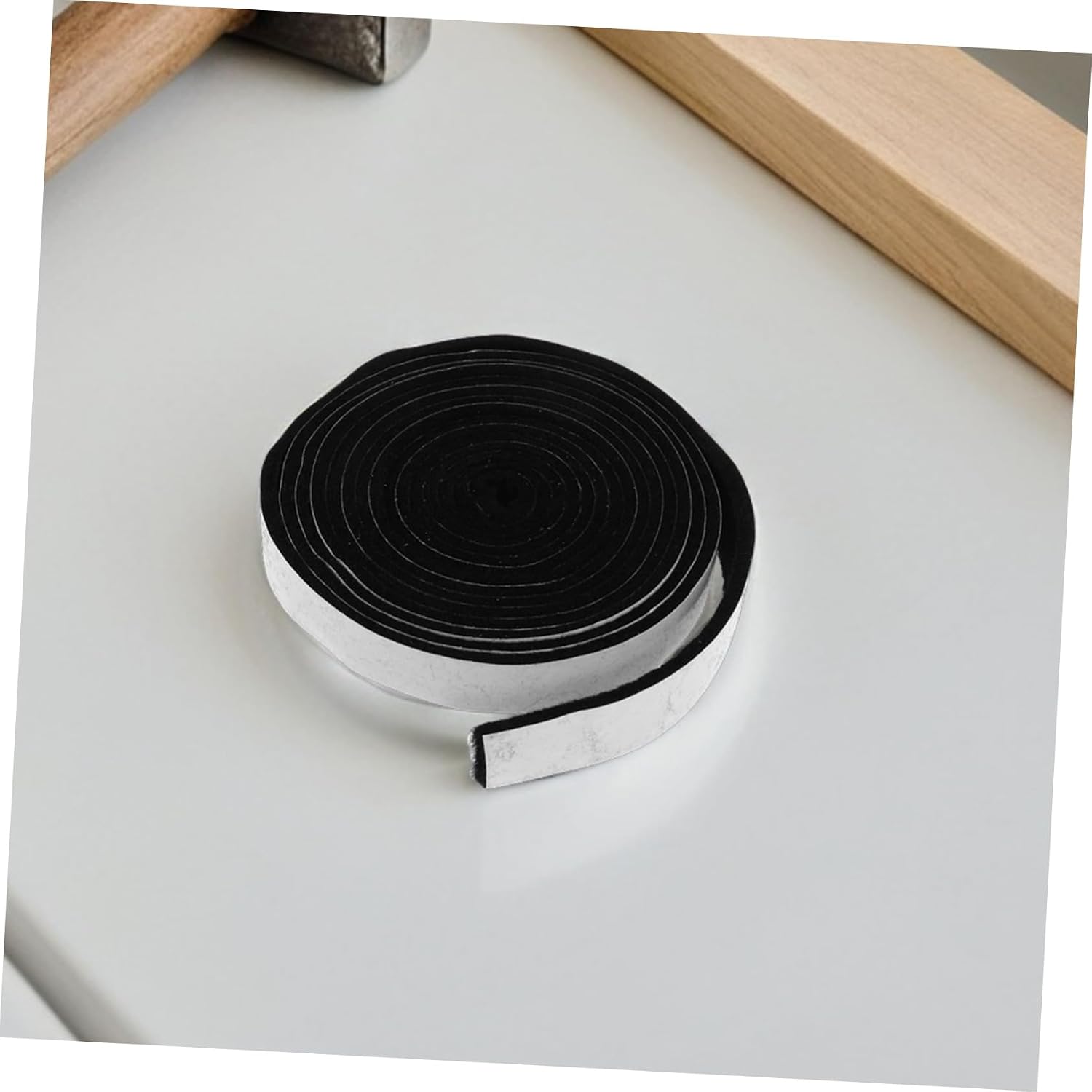 Flame Retardant Seal Strip Self Adhesive Weather Stripping Foam Tape for Doors and Windows High Density Insulation Tape Fire Resistant Gasket for BBQ Grills and Ovens 70.86 X 0.51 in