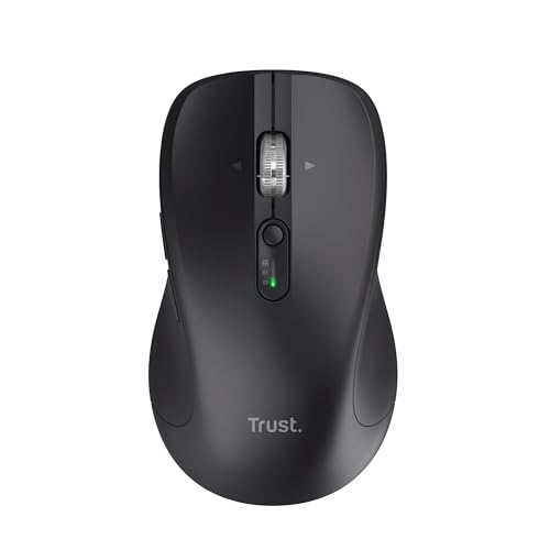 Trust Treva Souris sans Fil avec Molette Ultra-Rapide et Défilement Horizontal, Bluetooth + 2.4...