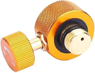 Alomejor Adaptador Gas,conversión fácil Cilindro doméstico a Salida Plana Adaptador Estufa versátil for familias viajeras campistas Profesionales al Aire Libre