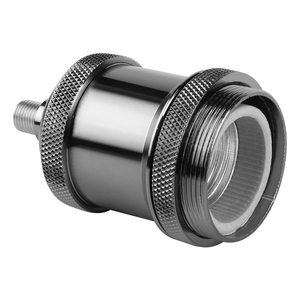 VOANZO Vintage E26 E27 Lamp Holder Ceiling Lamp Holder E26 E27 Screw Ceramic Lamp Head Bar Project Bright Light Bulb Base Lamps Lanterns Accessories Black - Image 3