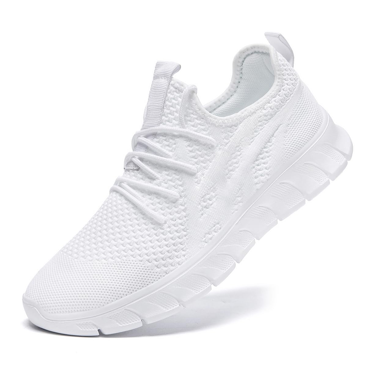 Mens Walking Tennis Shoes Slip On Hiking Running Sneakers Non Slip Fitness Casual Workout…