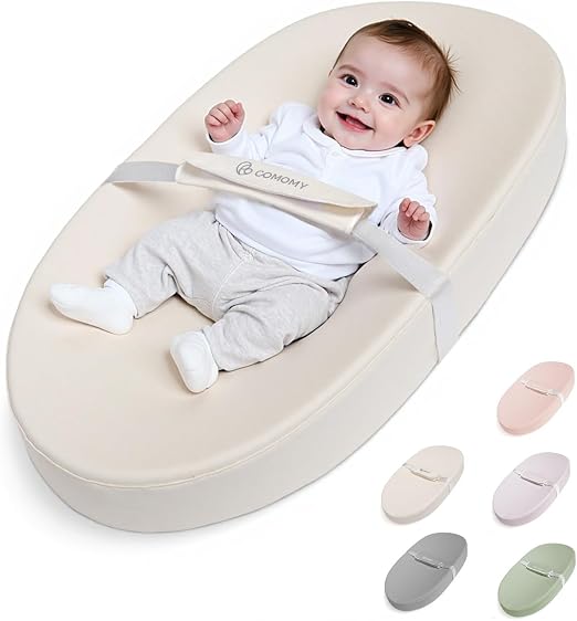 COMOMY Matelas à Langer Confort en Cuir Végan Étanche 80x40 cm