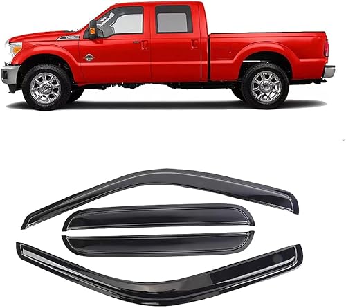 DYRDINSHOW Protectores de lluvia 4 piezas para Honda Accord 4dr 2018-2021, deflectores de viseras de ventana, protectores de lluvia solar DYRDINSHOW Protectores de lluvia 4 piezas para Honda Accord 4dr 2018-2021, deflectores de viseras de ventana, protectores de lluvia solar