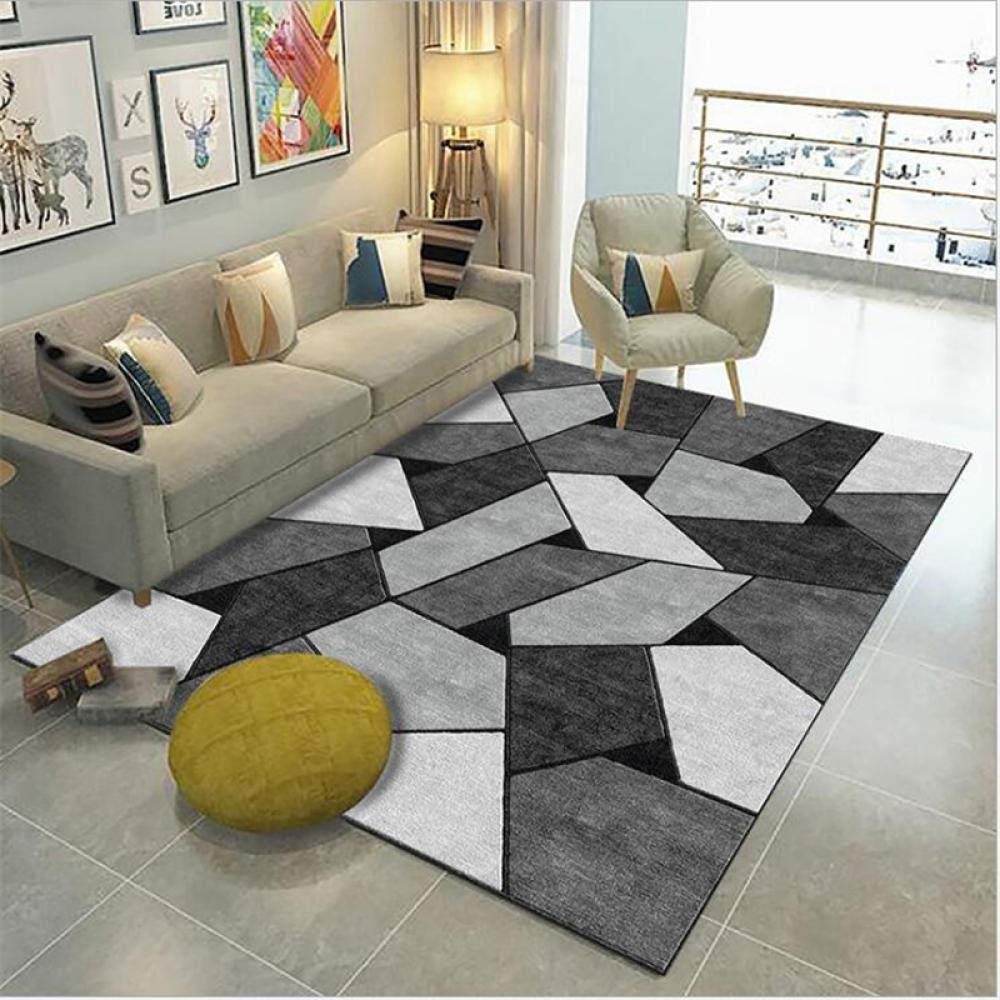 Tapis de sol doux et antidérapant 150x200cm pour salon entretien facile