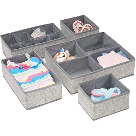 Amazon.de: mDesign 5er-Set Kinderzimmer Aufbewahrungsbox
