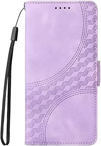 Custodia Portafoglio In Pelle PU Per Oppo A15 Con Chiusura Magnetica, Supporto Per Video, Slot Per Carte, Fodera In Microfibra, Colore Nero