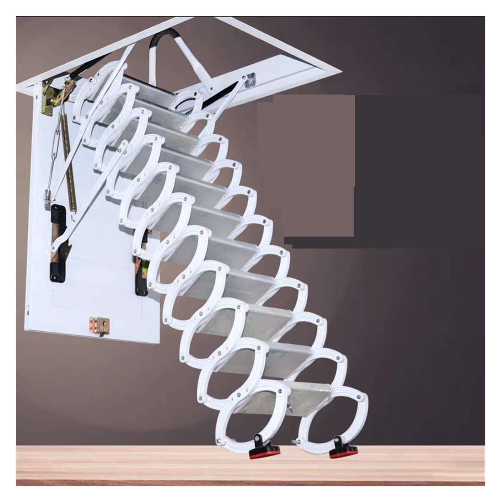 Escalera desplegable Manual Escalera Tipo Loft Techo Oculto