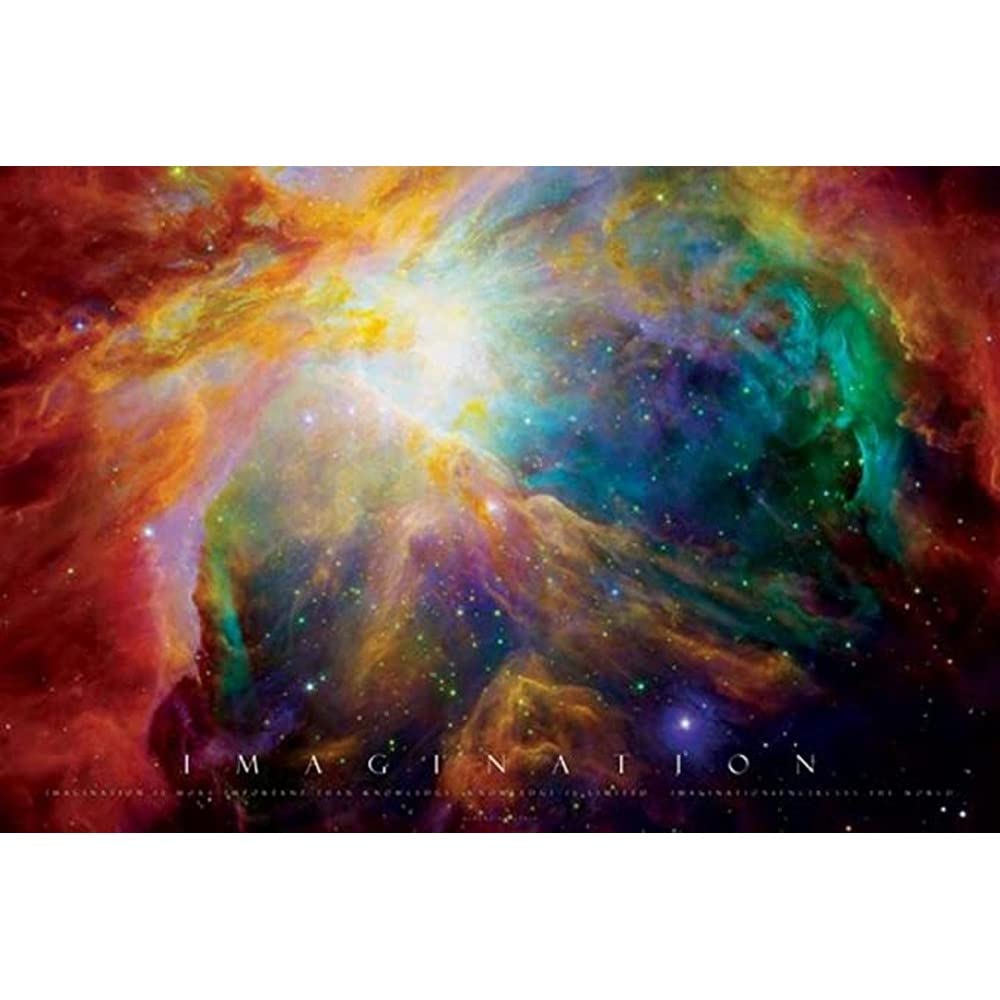 Pyramid International Imagination Art Print, Paper, Multi-Colour, 60 x 80 x 1.3 cm