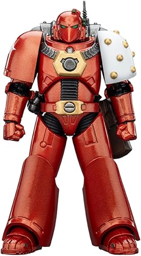 Miniatura 12 de JOYTOY Warhammer 40,000 figura de acción de 1/18 Ultramarines Capitán con paquete de salto colección modelo regalos de cumpleaños Capitán con Jump