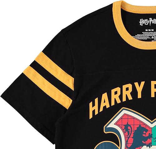 Miniatura 3 de Harry Potter Camiseta deportiva de manga a rayas de Hogwarts Gryffindor Hufflepuff Ravenclaw Slytherin Wizardry Varsity