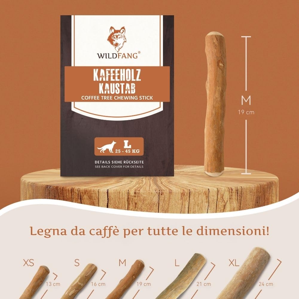 Bastone Di Caffè Per Cani - Masticativo Naturale, Taglia M, Senza Additivi - Foto 2