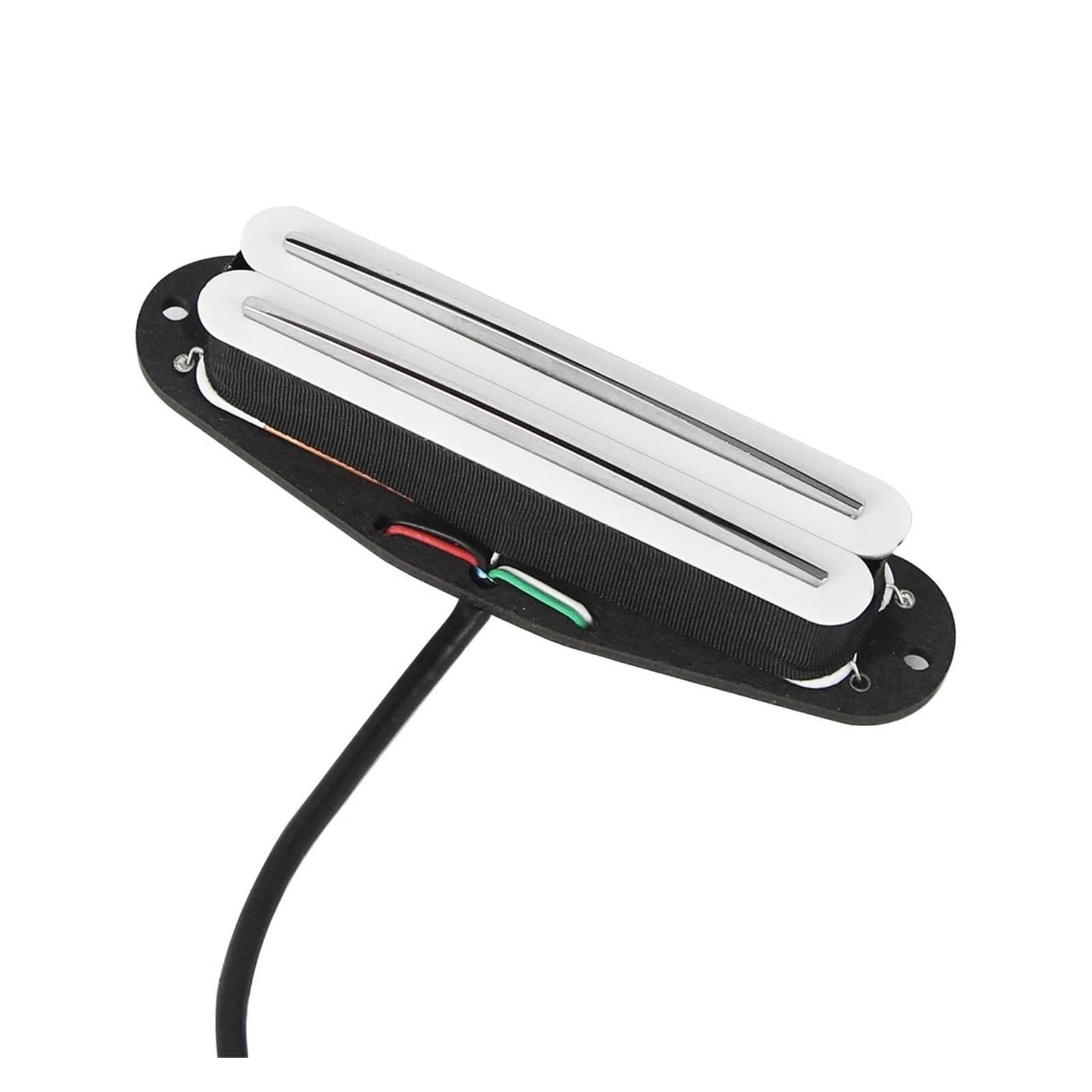 Weißer Retro Alnico 5 Hot Dual Rail Coil Elektro Tonabnehmer 9K Gitarrenzubehör