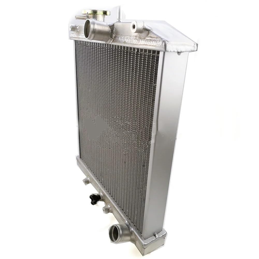 Radiator przewodzącym 2 RZĘDY 28MM 32mm RURA WEJŚCIOWA/WYJŚCIOWA Aluminiowa chłodnica 92-00 DO Hondy Civic EK EG D15 D16 B16 B18 Zestaw Chłodzący(EK3 B16 B18 MT 28mm)