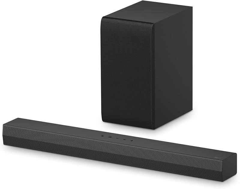 LG S40T 2.1 ch.Soundbar with Wireless Subwoofer, TV Synergy, Wow Interface, AI Sound Pro