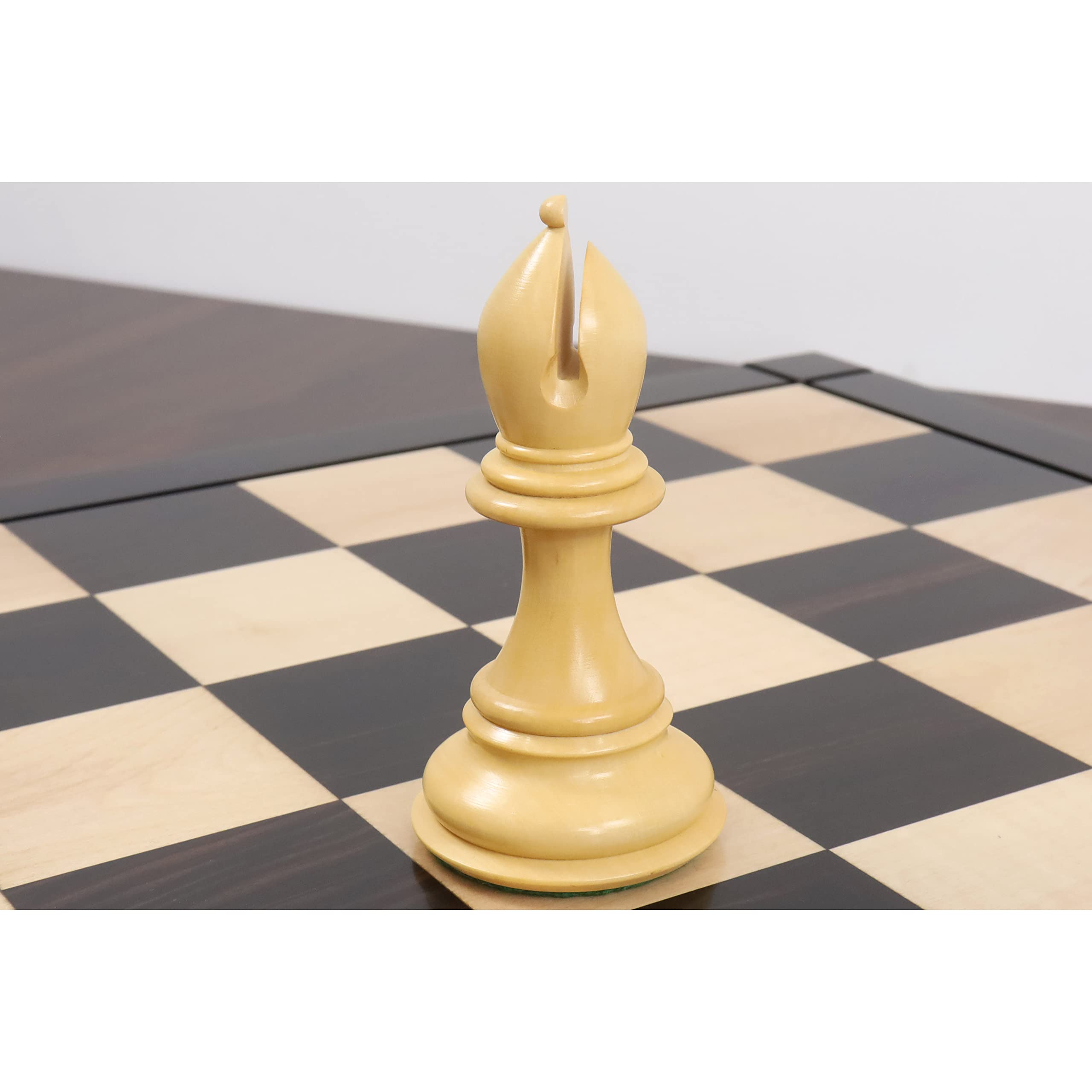 RoyalChessMall - Set di scacchi Jumbo Pro Staunton di lusso da 16 cm, in legno di ebano, peso triplo