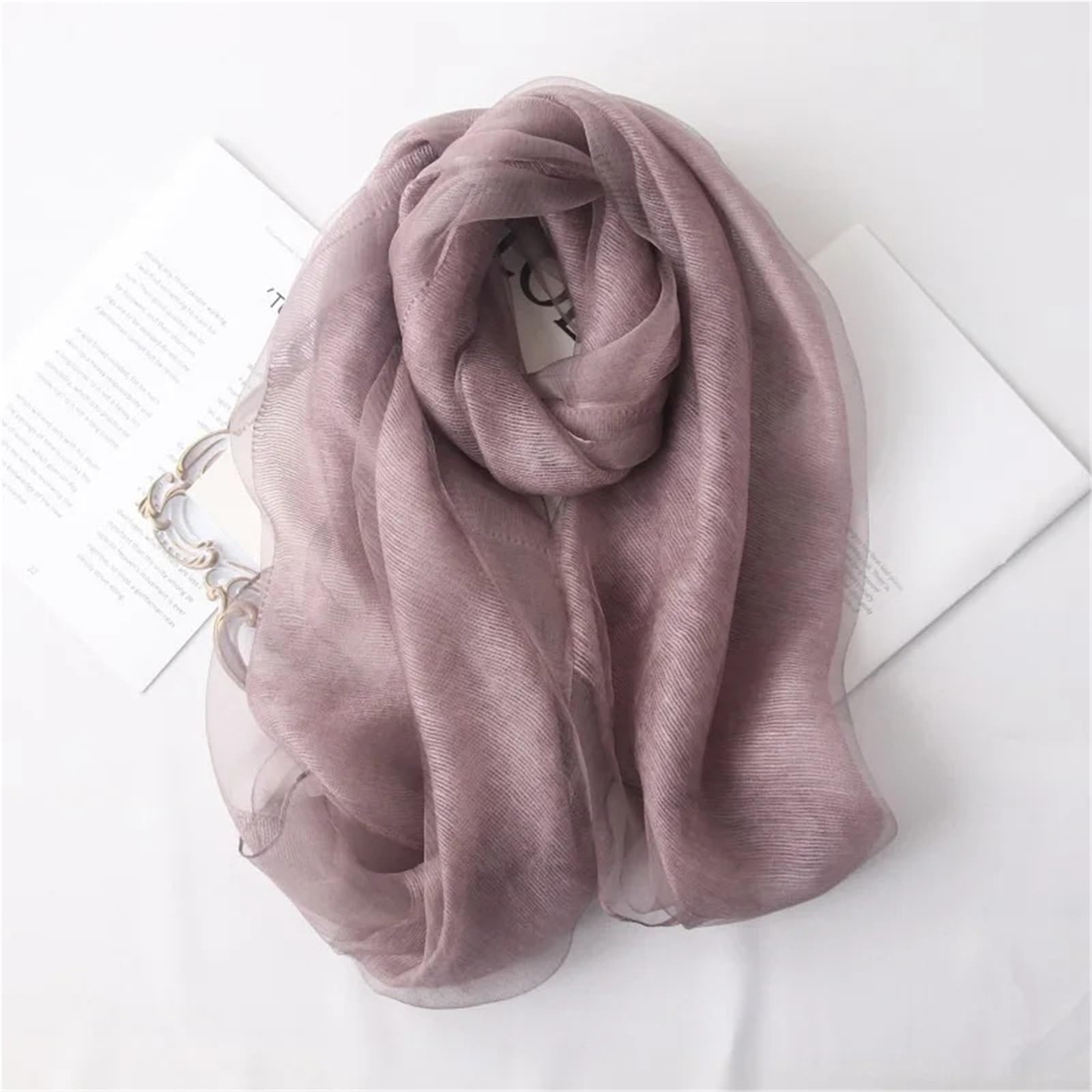Foulard estivo Versione Sciarpa In Seta E Lana Mohair Doppio Strato Gelso Con Scialle Cheongsam Estivo