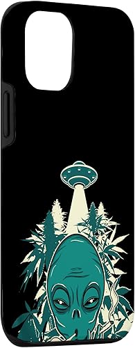 Miniatura 3 de iPhone 13 Pro Alien shirt, flying saucer, weed 420 ufo,spaceship art shirt Case