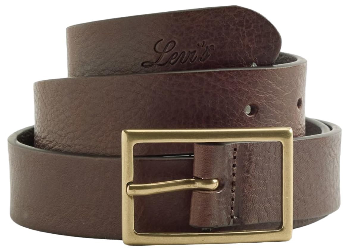 Levi's Damen Rectangle Buckle Belt Bovine Leather Belt (1er Pack)