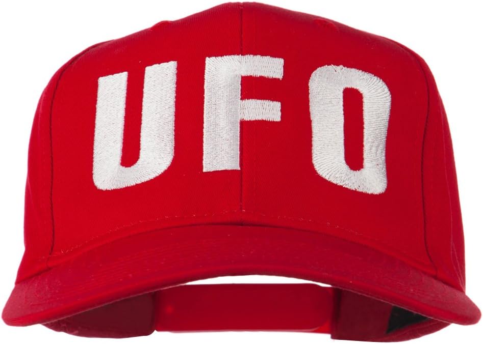 UFO Embroidered Solid Cotton Twill Cap