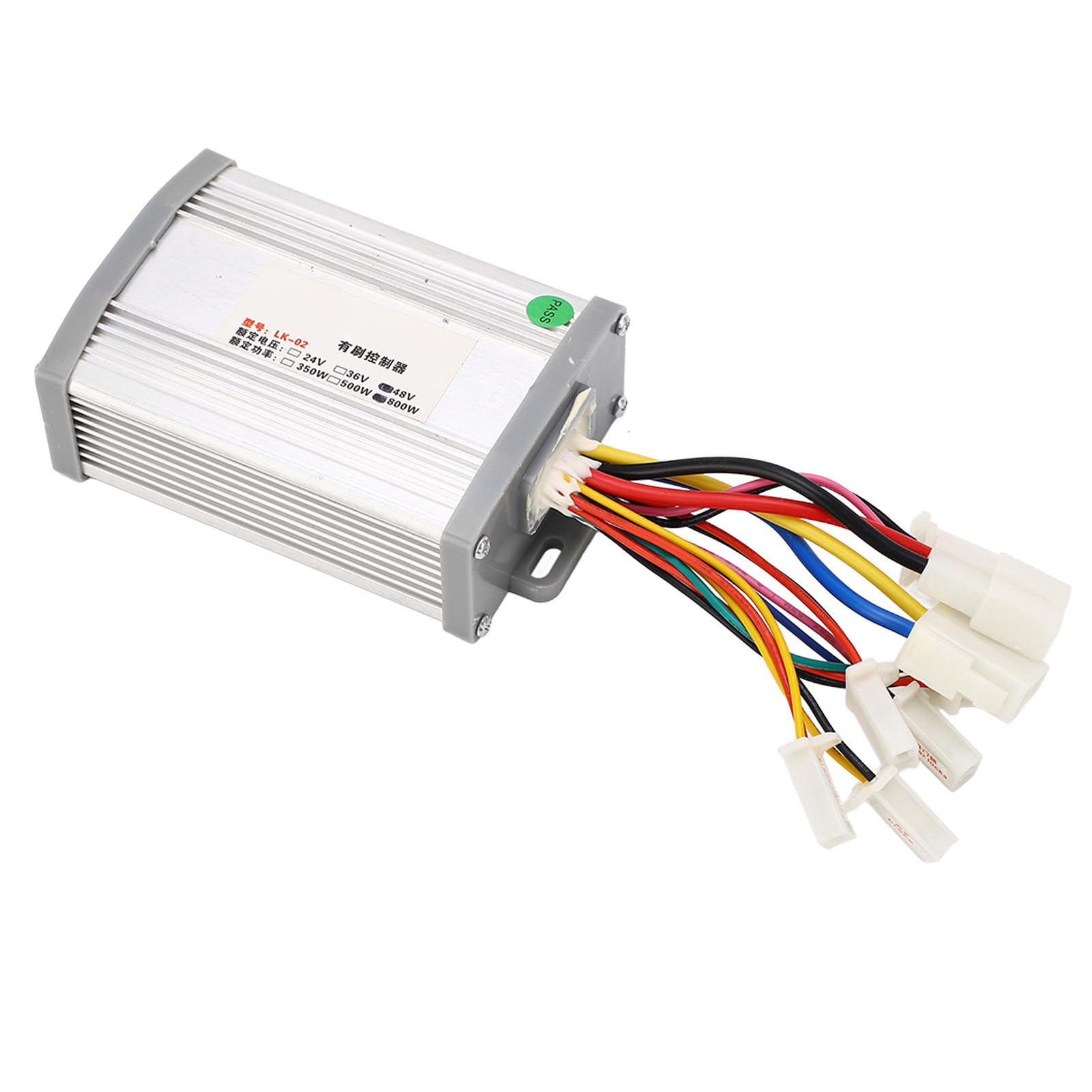 E-Bike-Controller 12V 24V 36V 48V 250W 350W 500W 800W 1000W Elektrofahrrad Brushed Speed ​​Motor Controller Set mit Gaspedal(36V 800W)