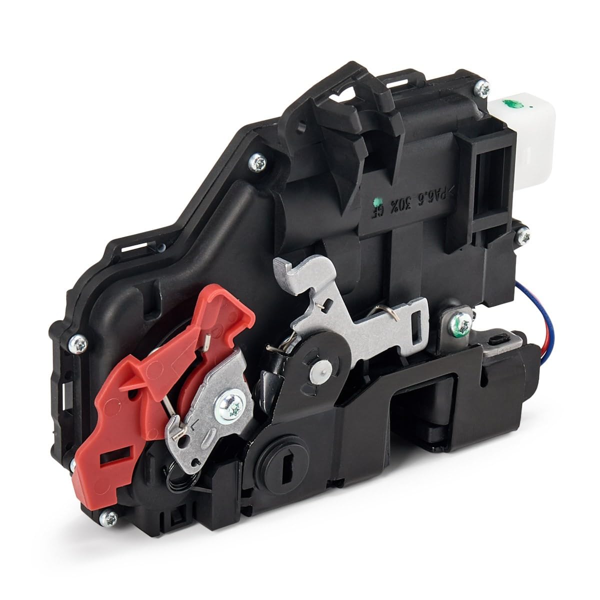 RIDEX Türschloss Hinten Links mit Zentralverriegelung mit Kindersicherung manuell betätigt 7-Polig Stellmotor Kompatibel mit VW Golf 6 5K1 1361D0023 3D4839015L 3D4839015A 7L0839015