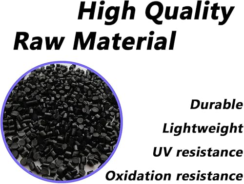 Miniatura 3 de Tubo neumático de 0.394 in x 0.256 in Tubo de manguera de tubo de aire PU de 32.8 pies para línea de aire o transferencia de agua (negro)