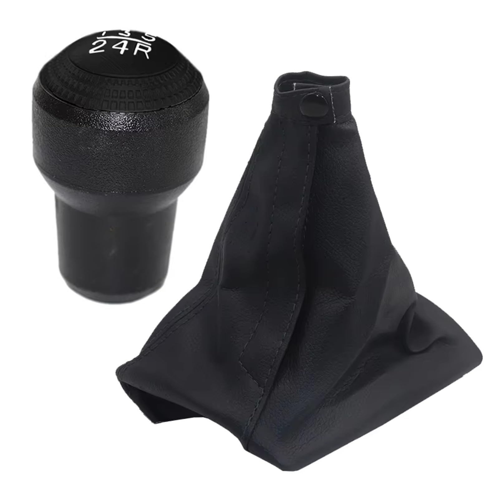 OUVECR Car Shift Gear Knob Handle 846401C500 for Hyundai for Getz (TB) 2002-2010 Gearbox Gaiter Stick Handles Cover Gear Shift Knob Boot Lever Gear Shift Cover(A Set Type 6)