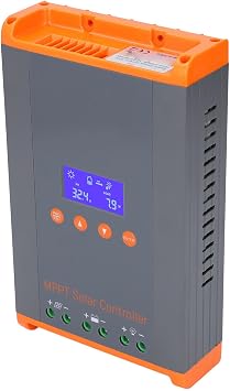 MPPT Solar Controller 60A 12 24 36 48V Auto Support 12 Maximum Solar Regulator Connections in Parallel HHJ60PRO
