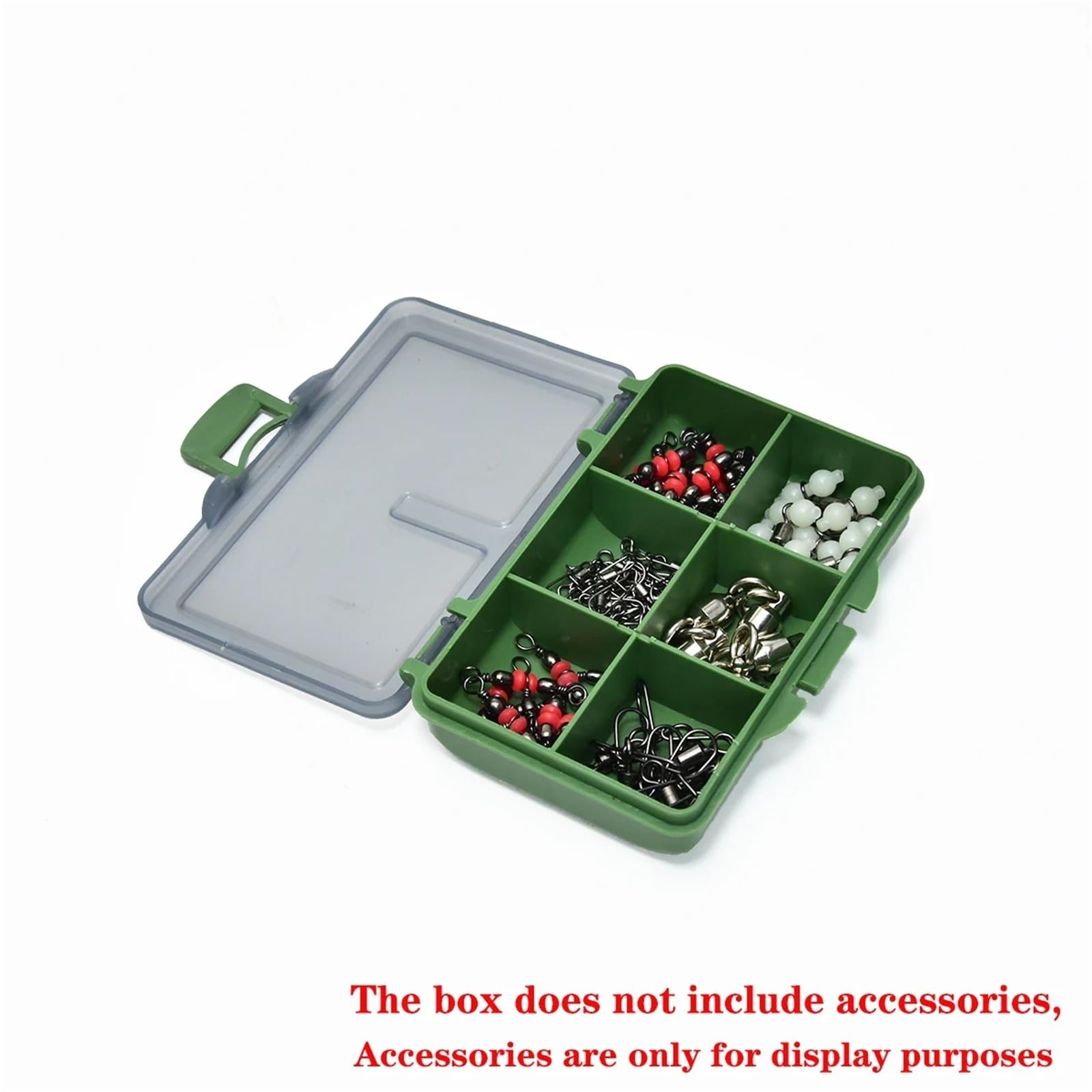 Scatola porta attrezzi da pesca portatile, organizer for ami, esche, esche, accessori for la pesca alla carpa(6PCS)