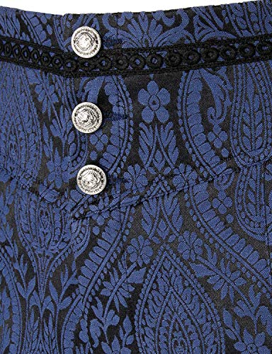 Image of VATPAVE Mens Gothic Pants Cosplay Costume Trousers Steampunk Victorian Pants