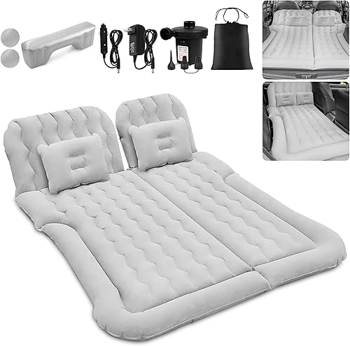 Colchón de aire para automóvil colchón de aire SUV colchón de coche para campamento dormir viajes viaje por carretera colchón universal inflable con