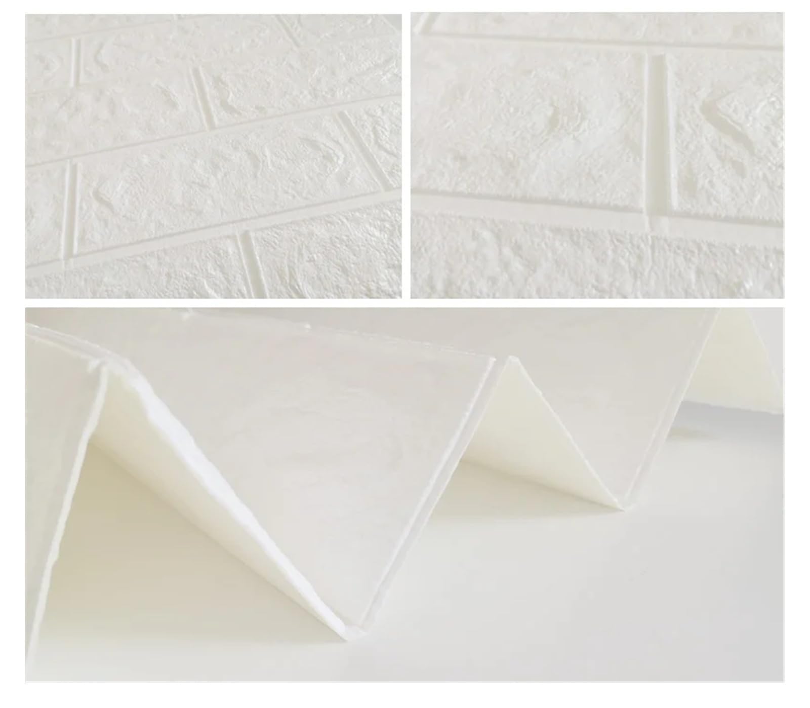 Panneaux Muraux 3d,Papier Peint Brique Autocollants Muraux 3D Effet Brique 70 x 77 cm, Papier Peint Auto-Adhésif en Mousse PE pour Salon(1)