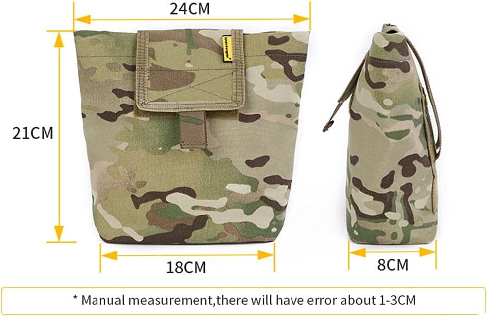 Emersongear Ammo Folding Molle Drawstring Empty Mags Dump Pouch for Duty Vest/Belt/Chest Rig