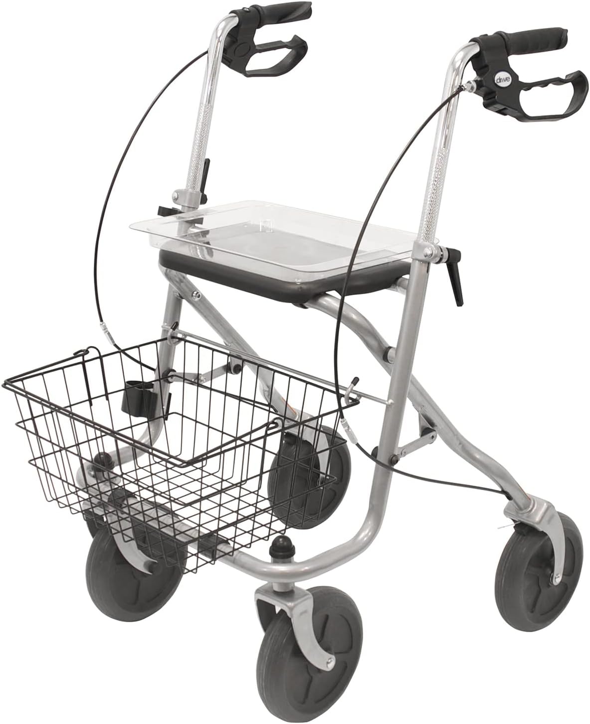 Drive Medical Migo 190/50 Standard Wheeled Walking Aid – Silver