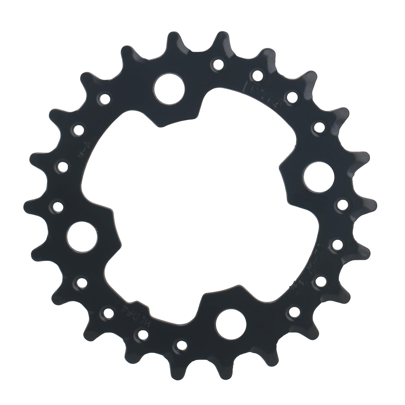 BODYA Runde MTB Fahrrad-Kettenblatt, Dreifach-Kettenblatt-Set 22/32/44t 104/64BCD