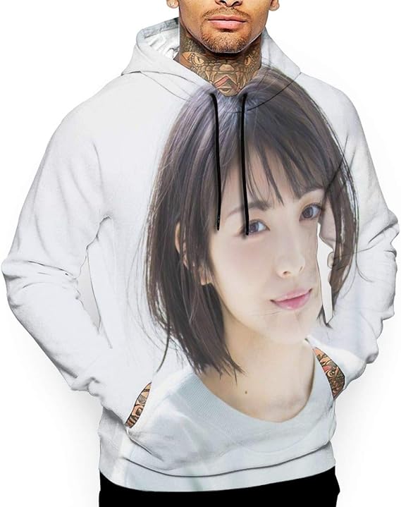 Amazon Co Jp 北欧風 浜辺美波 はまべ みなみ Hamabe Minami13 メンズ 長袖 Tシャツ カジュアル おしゃれ フード付き トップス 春 秋 冬服 メンズ おおきいサイズ 長袖 メンズファッション ファッション