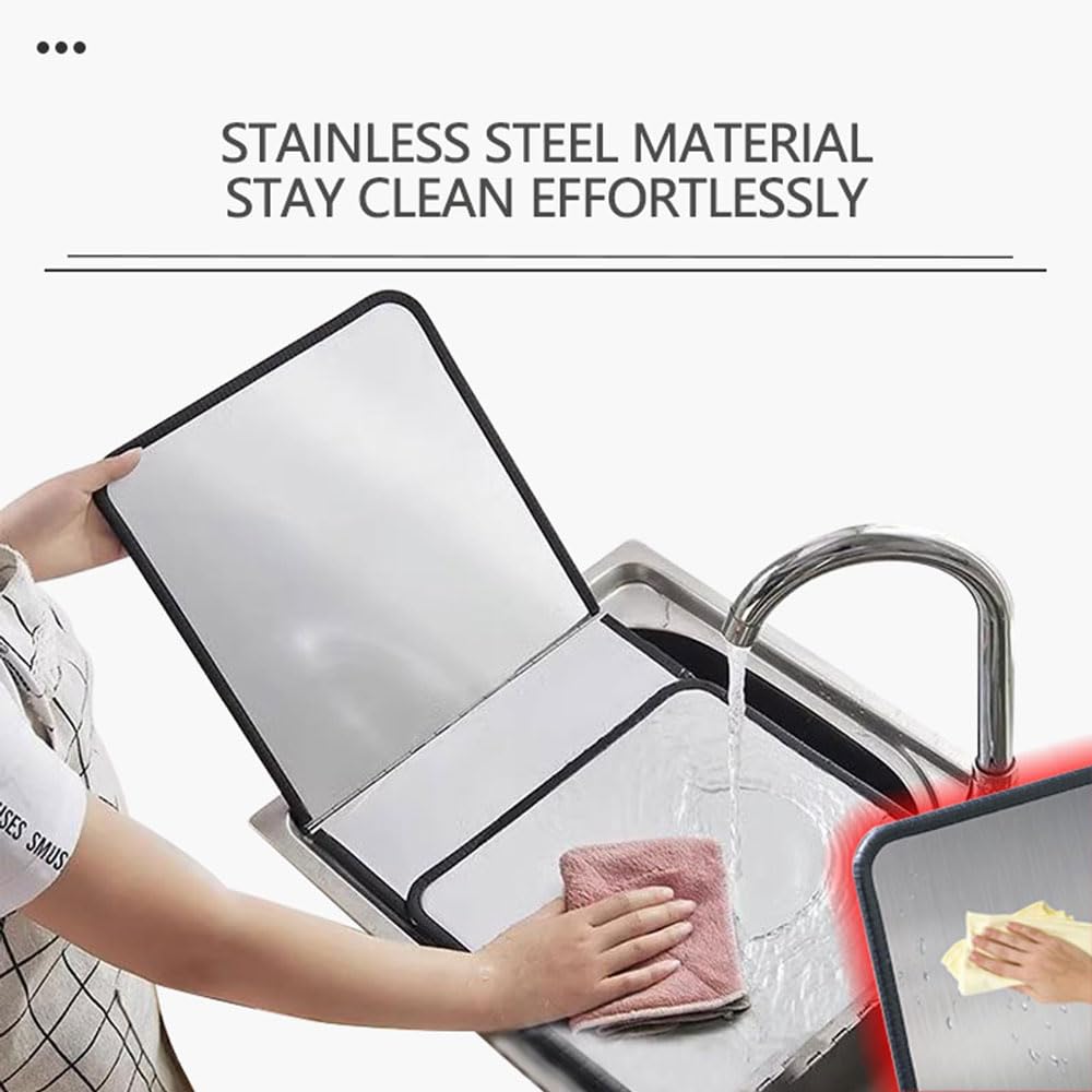 Plaque Anti Projection Cuisine Bouclier Anti-éclaboussures Pliable Pour Cuisinière, Panneau De Protection Contre Les éclaboussures Pliable En Acier Inoxydable Pour Cuisinière à Gaz Mu,Nettoyage Facile