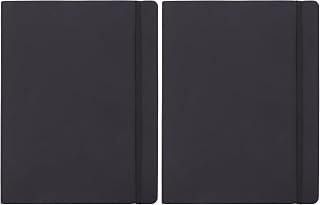 amazon Amazon Basics Softcover Plain Paper Notebook 25 x 20 cm