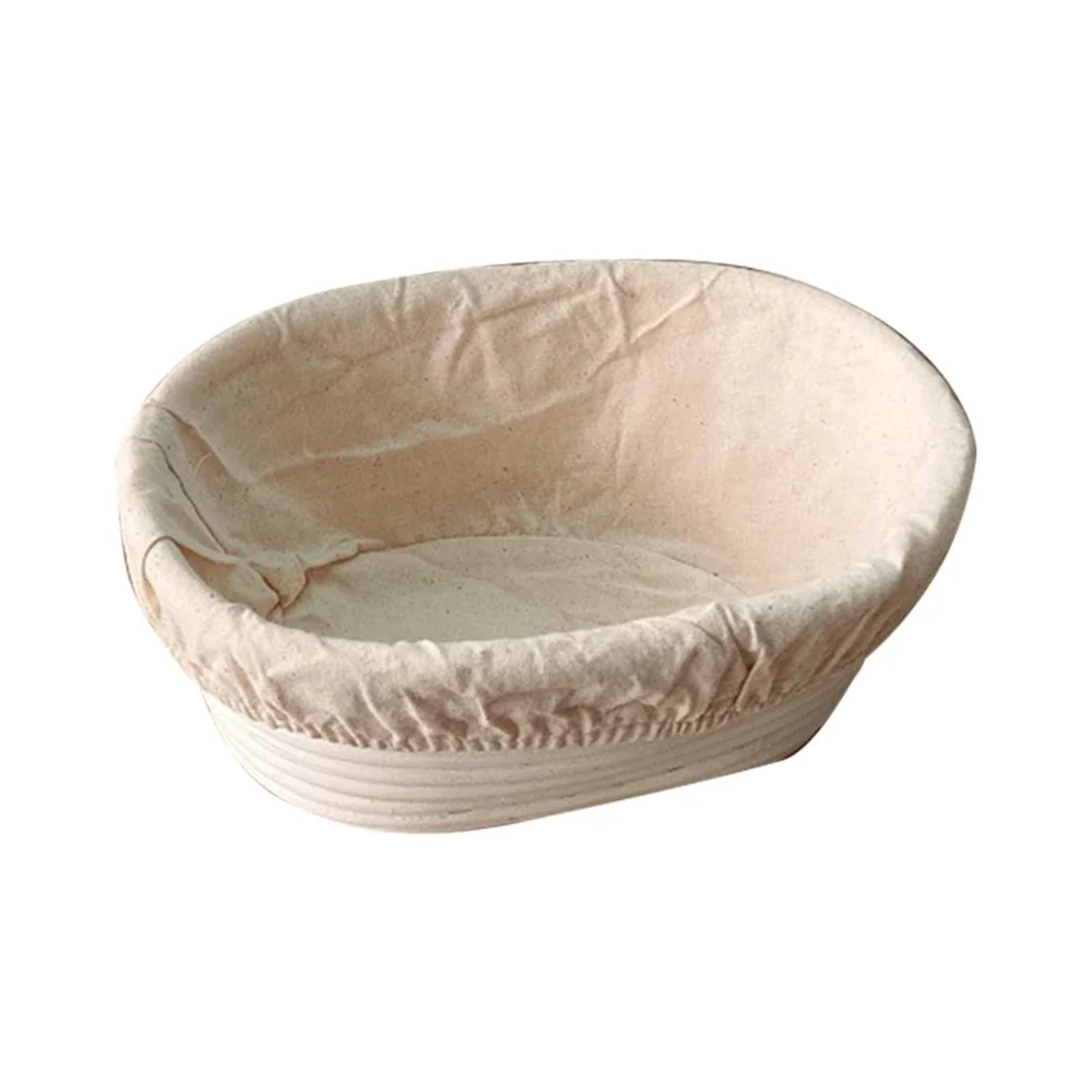 Cesta Para Fermentar Pan Cesta ovalada a prueba de pan, cesta de fermentación de masa de ratán Natural, suministros for hornear pan, utensilio de cocina(X-Small)