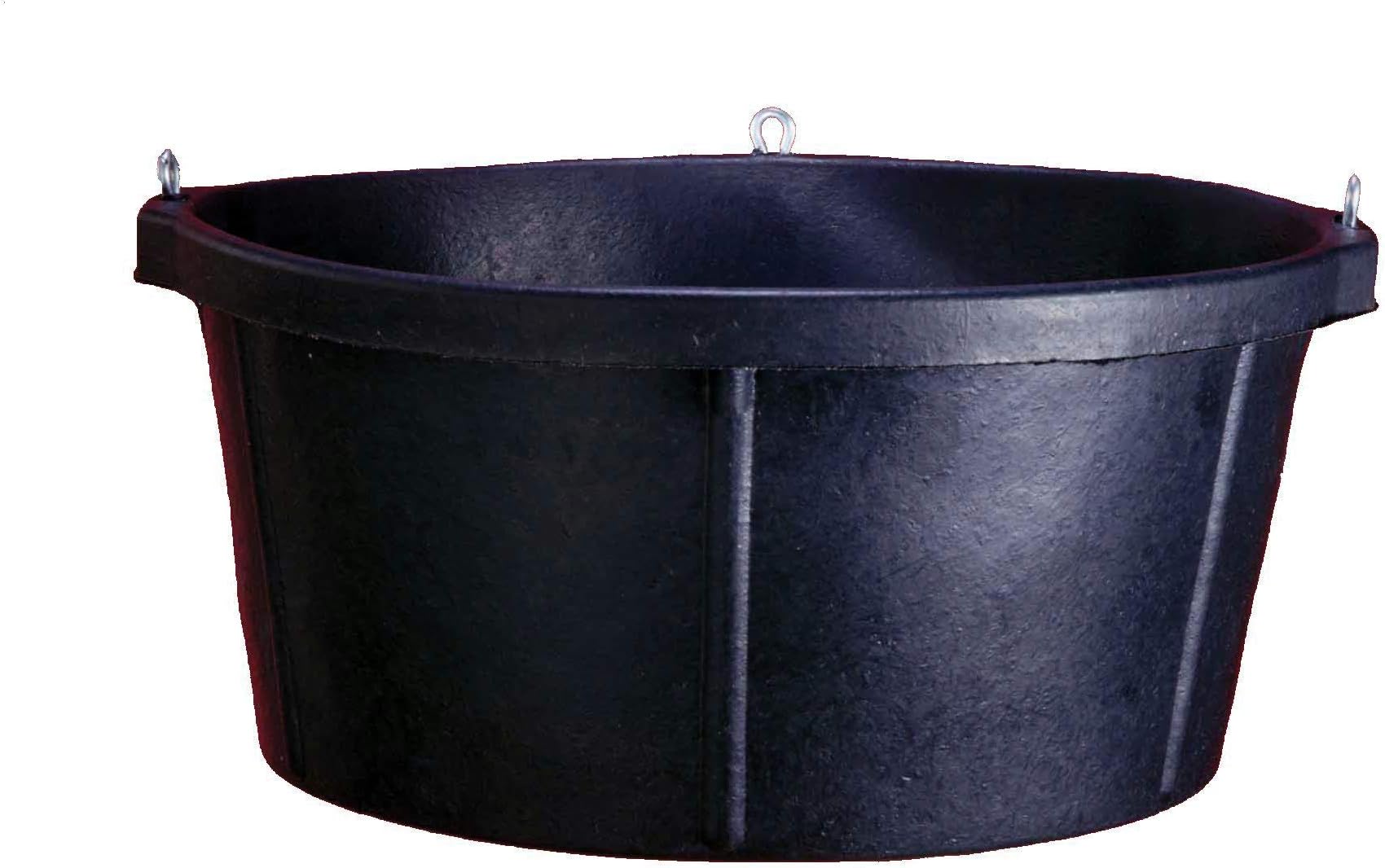 Rubber Feeder Tubs for Horses, 6-1/2-Inch