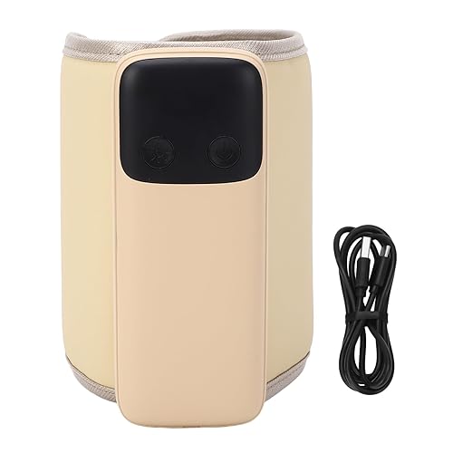 GOTOTOP Portable Bottle Warmer, Fast Heating Sleeve Baby Breast Milk and Water Warmer On The Go Rechargeable USB 6000mAh Battery Powered