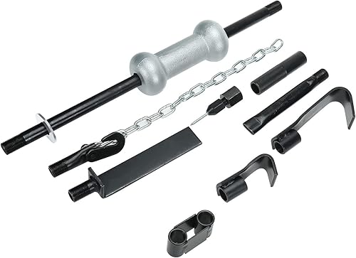 Miniatura 3 de BTSHUB Herramienta de extracción de abolladuras de martillo deslizante de 13 piezas 10 libras para reparación de camiones de carrocería